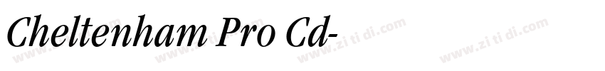 Cheltenham Pro Cd字体转换 Cheltenham Pro Cd字体转换